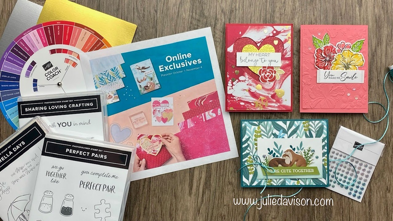 👀 NEW Stampin' Up! November Online Exclusives Unboxing + Projects | 10/4 Friday Night Stamp Therapy