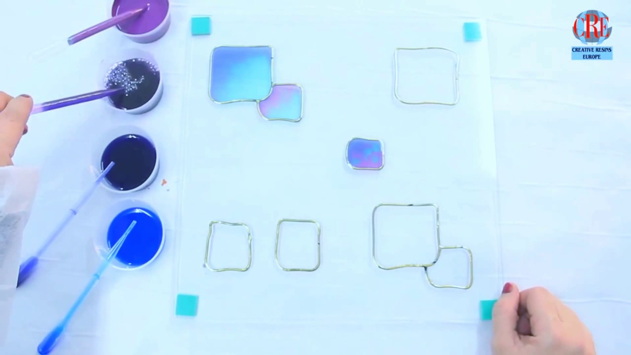 Pintado de vitral de manera artesanal SUVIMEX