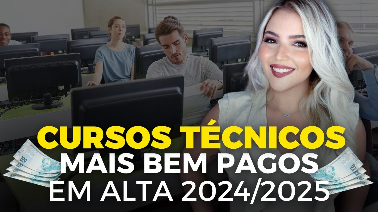 🔝 TOP 10 CURSOS T&Eacute;CNICOS em ALTA para 2025 | SAL&Aacute;RIO ALTO | Mari Rel