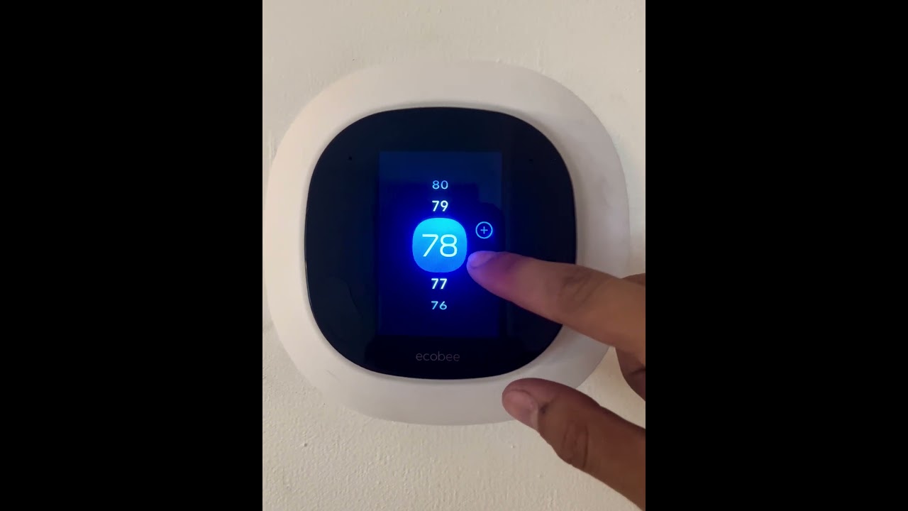 How to set and change the temperature of your ecobee thermostat for your stay.