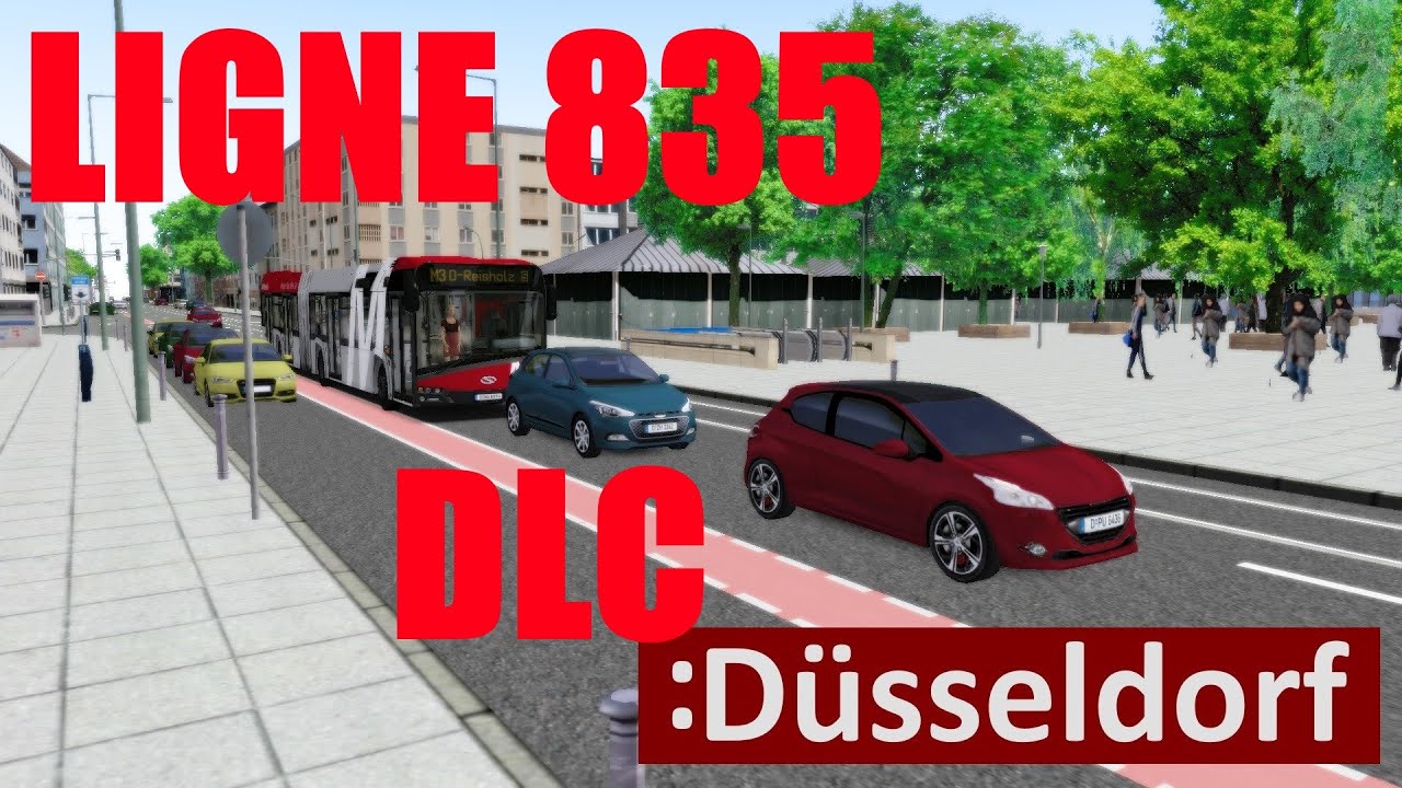 Map: Düsseldorf Ligne 835 /////// Bus: Urbino IV [OMSI2]