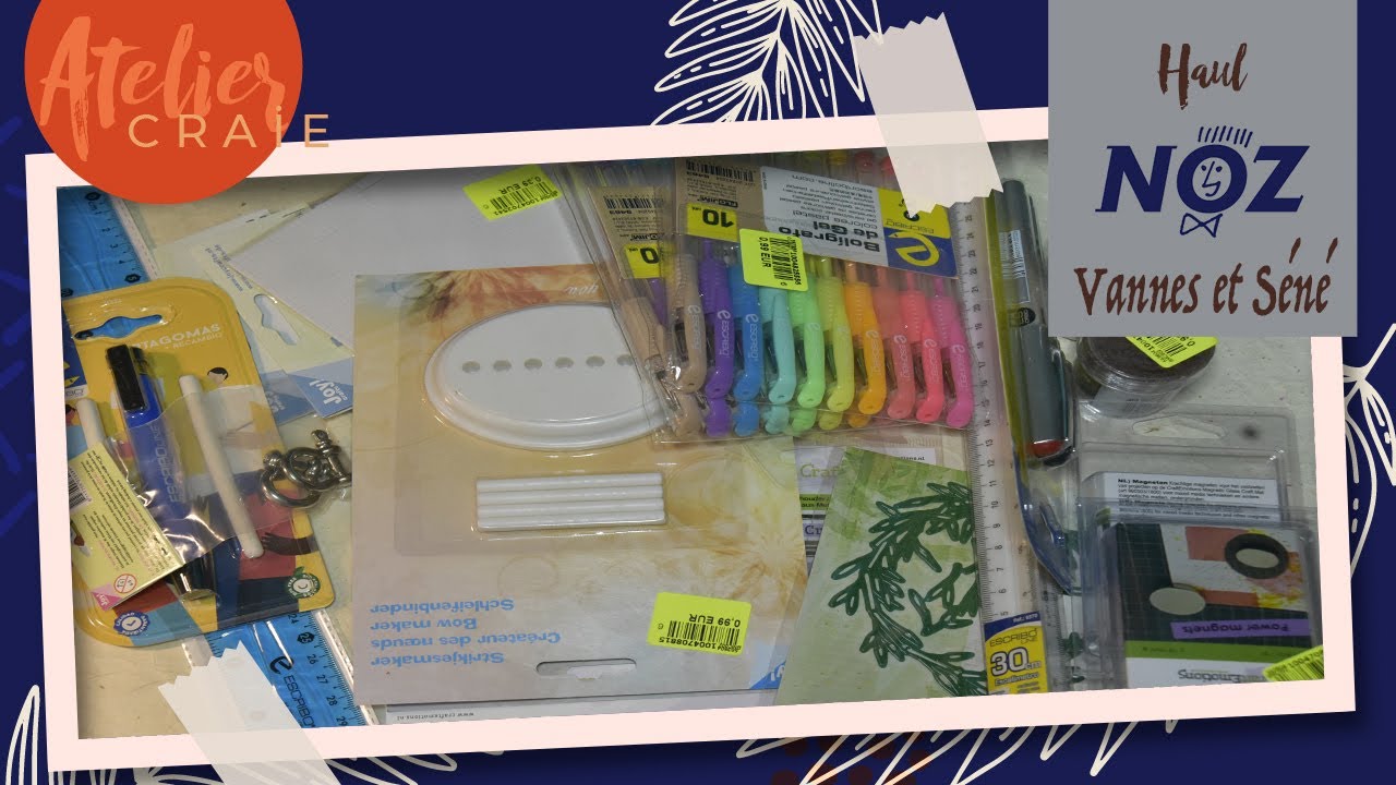 Haul Noz | Petites trouvailles | Vannes et Séné | Scrapbooking