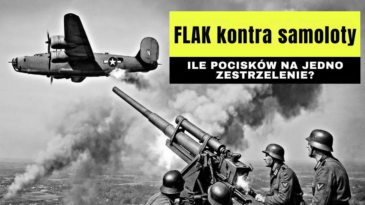Przerażająca matematyka artylerii przeciwlotniczej – ile pocisków potrzeba, by zestrzelić samolot?