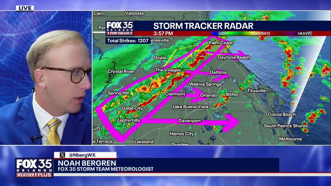 LIVE: SEVERE WEATHER IN CENTRAL FLORIDA