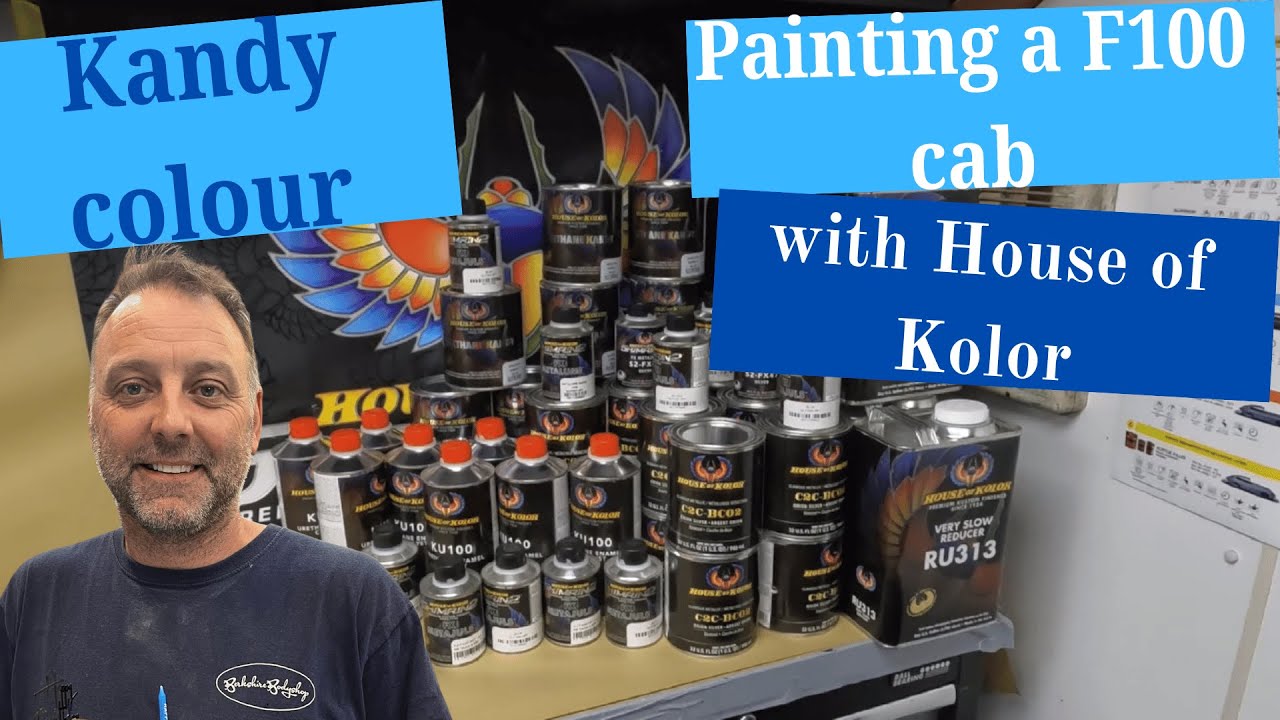 finally we paint the f100 cab in house of kolor