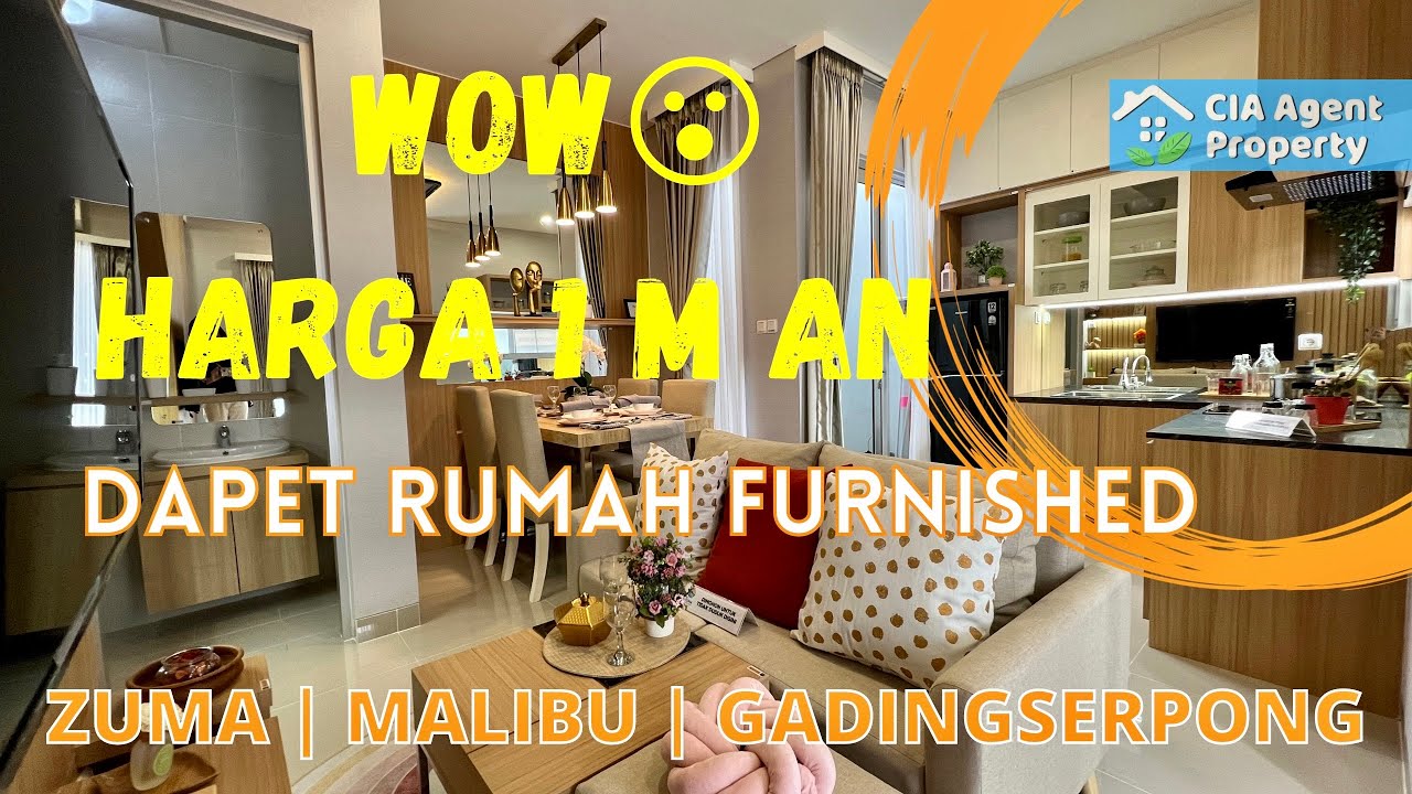 Zuma Malibu Village Gading Serpong Harga 1 M an dapat rumah furnished