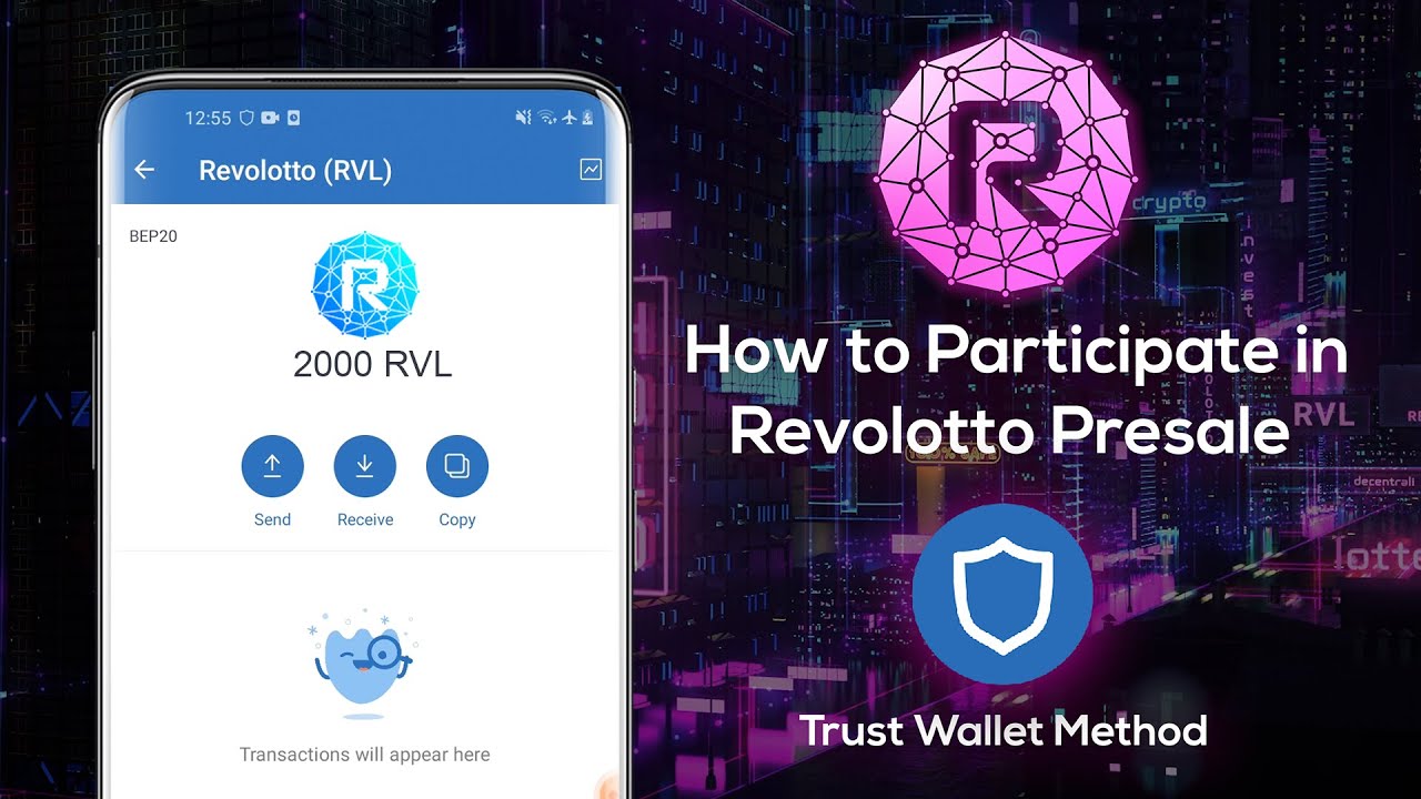 How to Participate in Revolotto Presale | Join Presale Now! (Trust Wallet Tutorial)