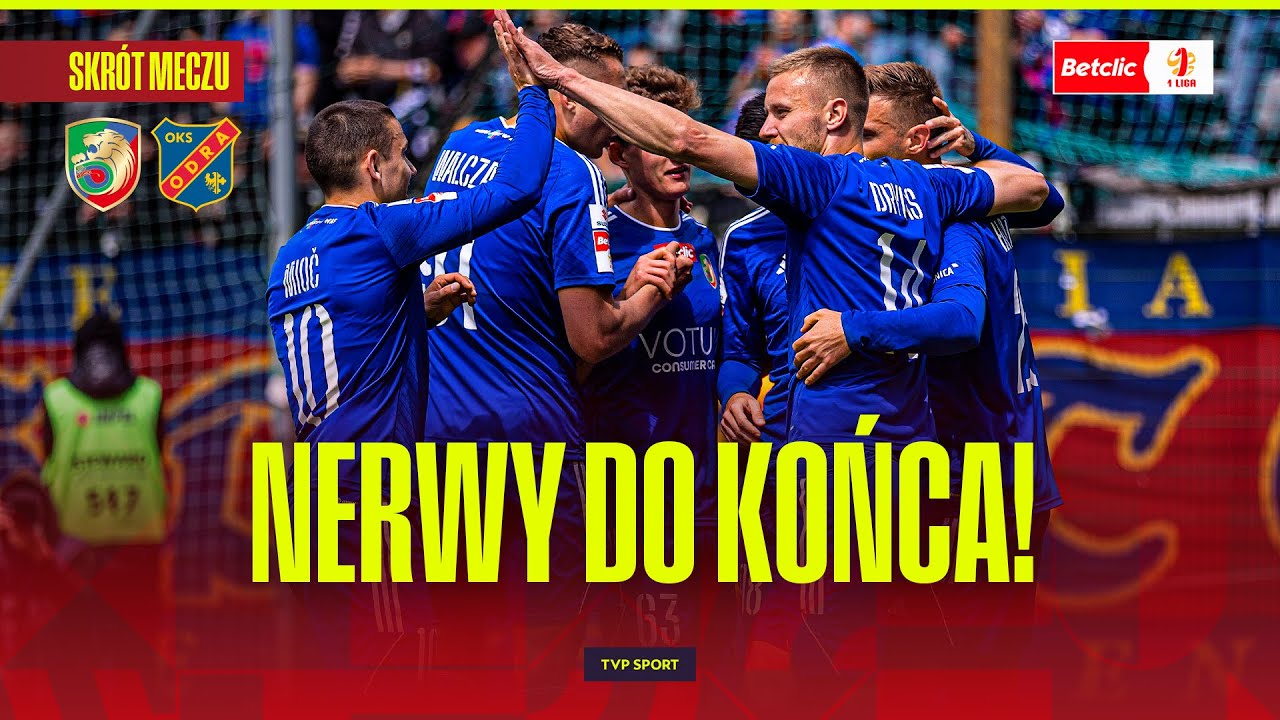SKR&Oacute;T: MIEDŹ LEGNICA - ODRA OPOLE. NERWY DO KOŃCA! BETCLIC 1 LIGA