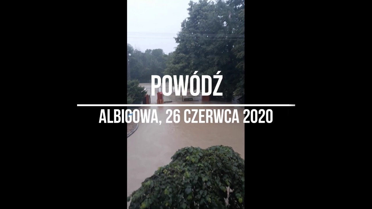 Albigowa - powódź błyskawiczna 2020