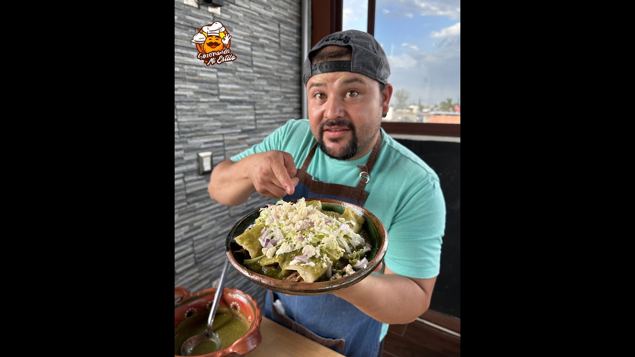Hoy tocó consentir a mi esposa con sus enchiladas verdes favoritas 🌶️💚