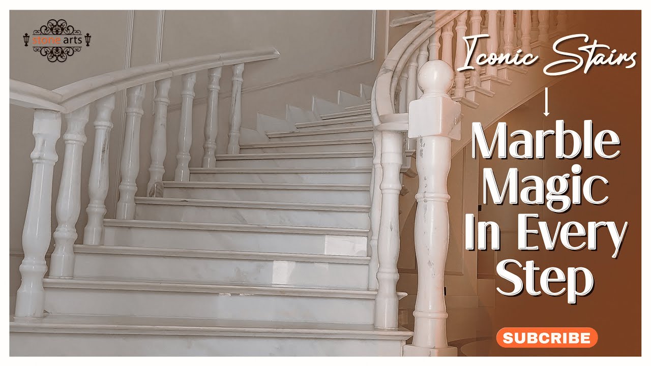 Elegant Marble Staircases by Stone Arts Kenya.