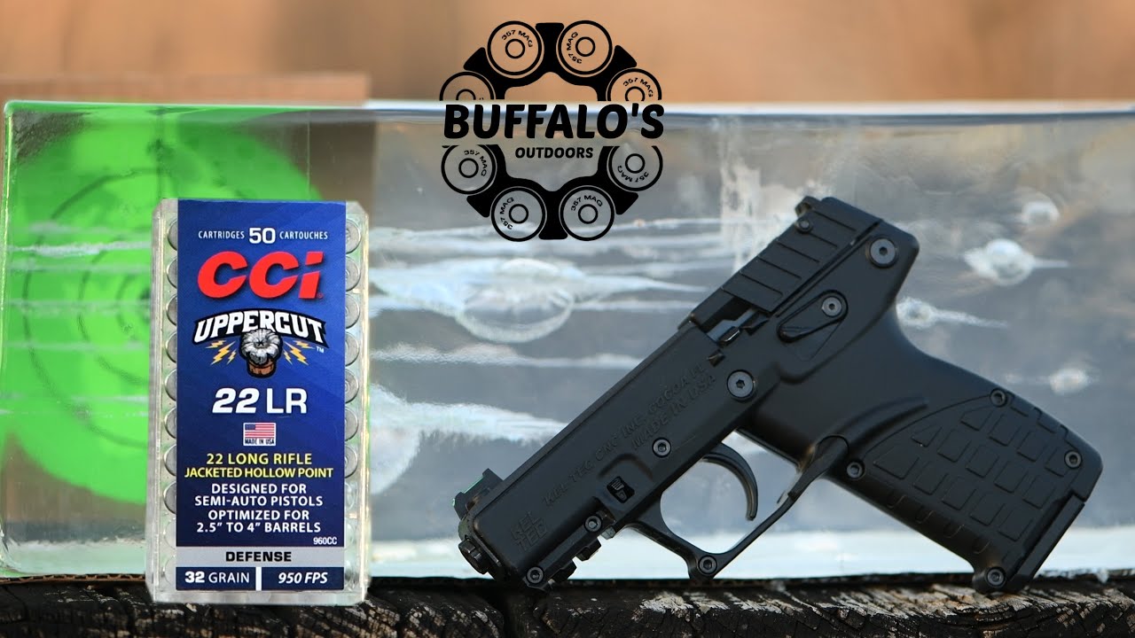 CCI Uppercut .22lr Defense JHP tested with the KELTEC P17