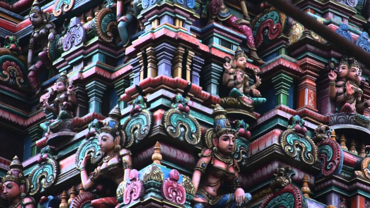 The Famous Hindu Temple on Silom Road, Bangkok, Thailand