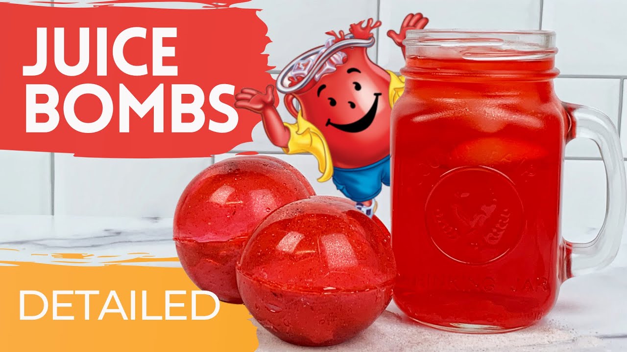Juice Bombs using KoolAid and Sugar Shell | Tea Bomb and Chocolate Bomb Mold
