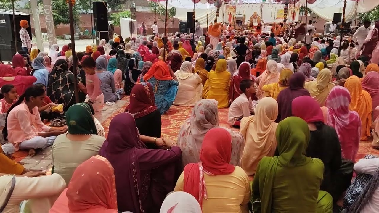 गुरु रविदास मंदिर फरल में# संत# समागम#संत निरंजन# दास की #मूर्ति #स्थापना#pundri #कैथल #हरियाणा