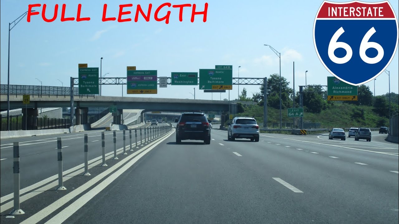 Interstate 66 eastbound