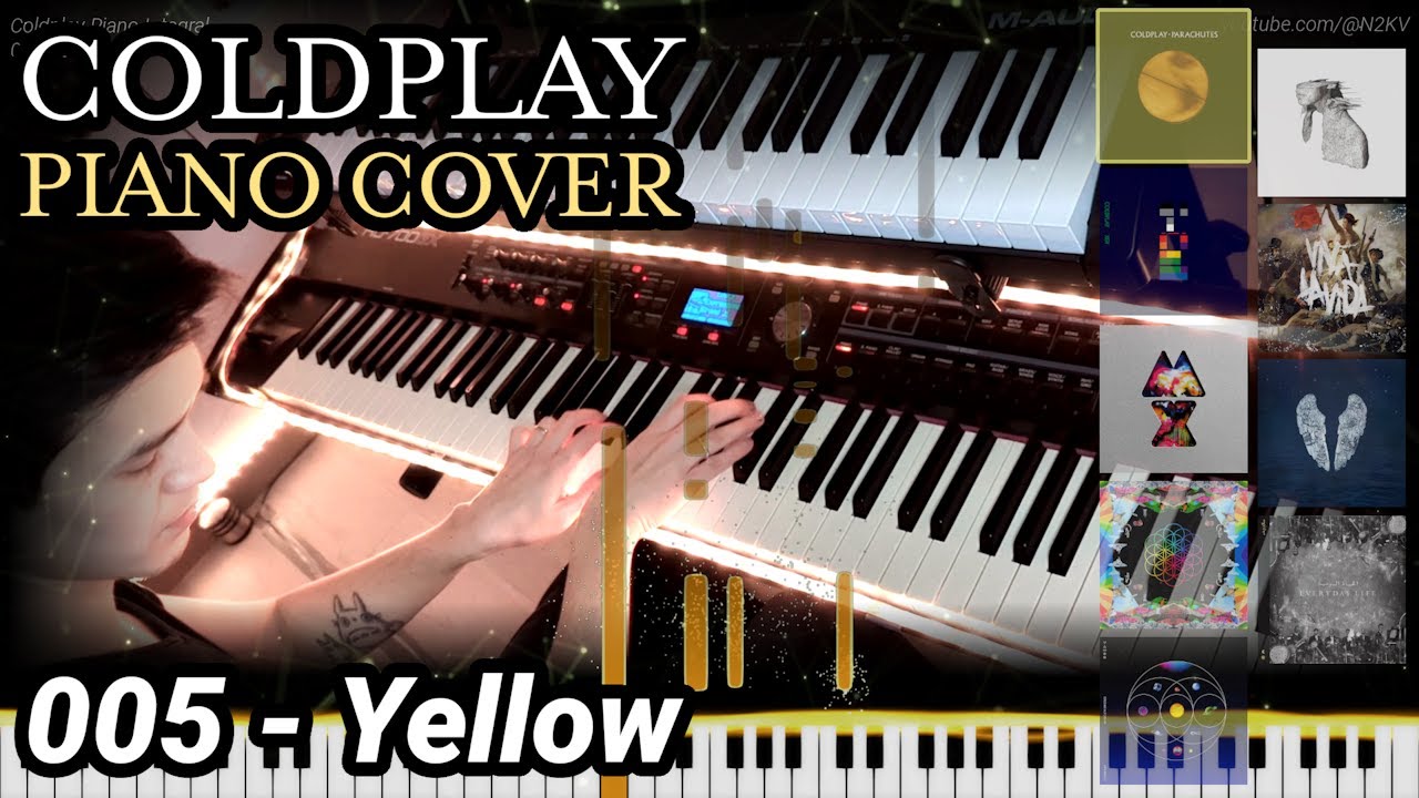 YELLOW - Coldplay Complete Cover 005 (with MIDI file)
