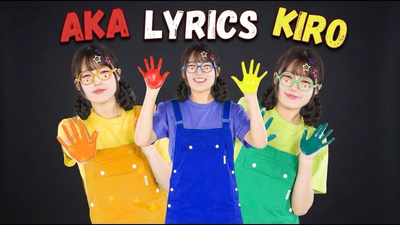 AKA KIRO FULL SONG | VIRAL TREND! Color Mixing | AKA! KIRO! ! SHIRO! AO!