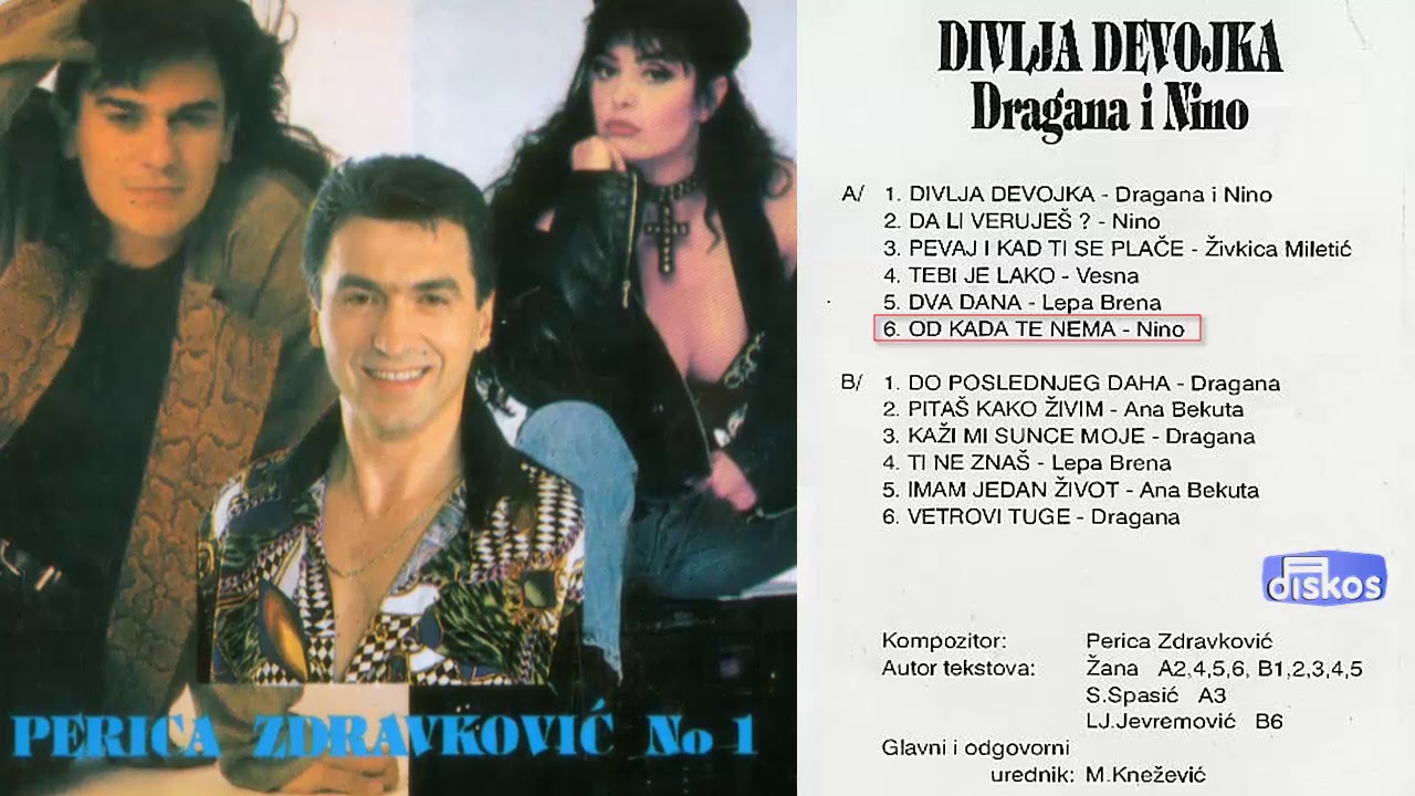 Nino Resic - Od kada te nema - (Audio 1995)