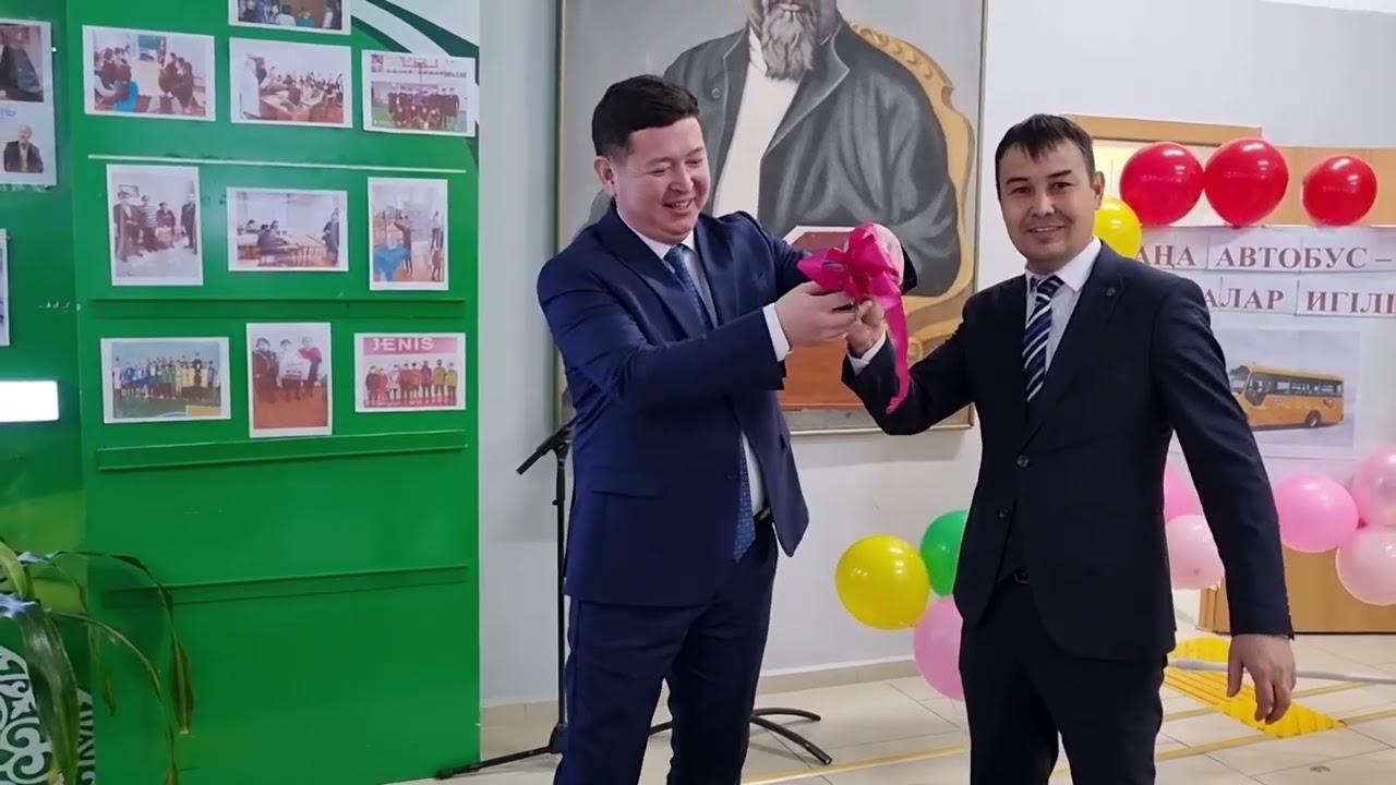 Birjan sal life media Мектепке жаңа автобус