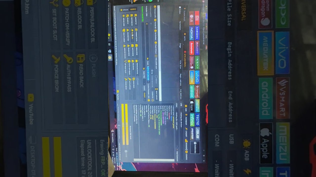 MI 9A unlock tool flash+frp  💯