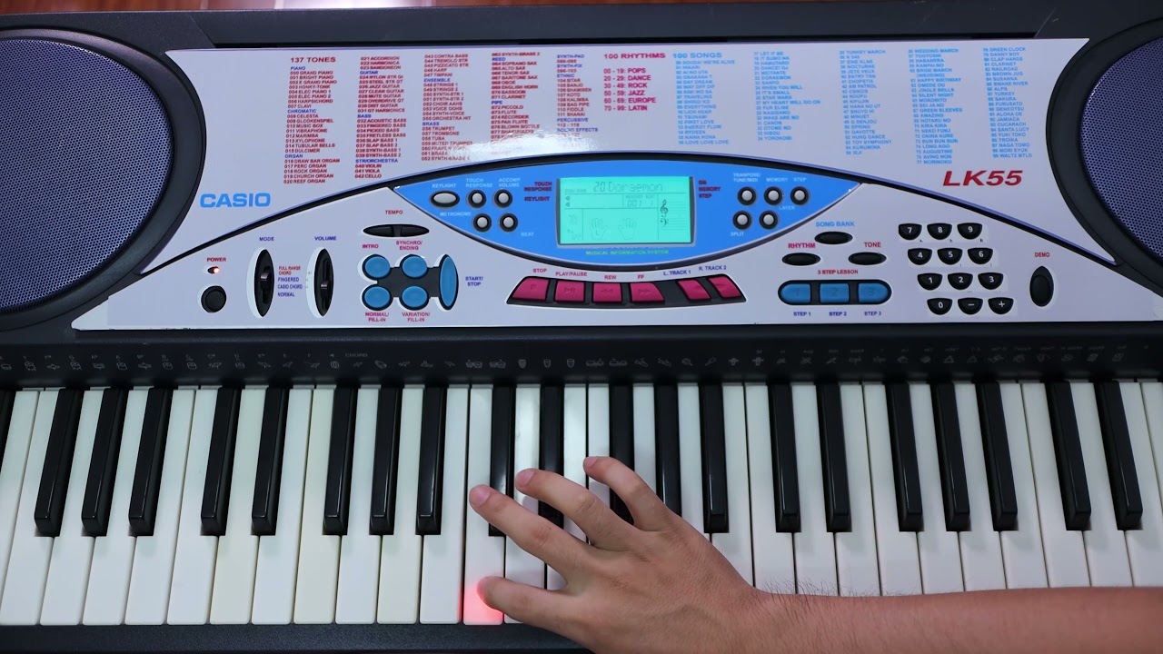Hướng dẫn sử dụng Đàn Organ Casio LK55