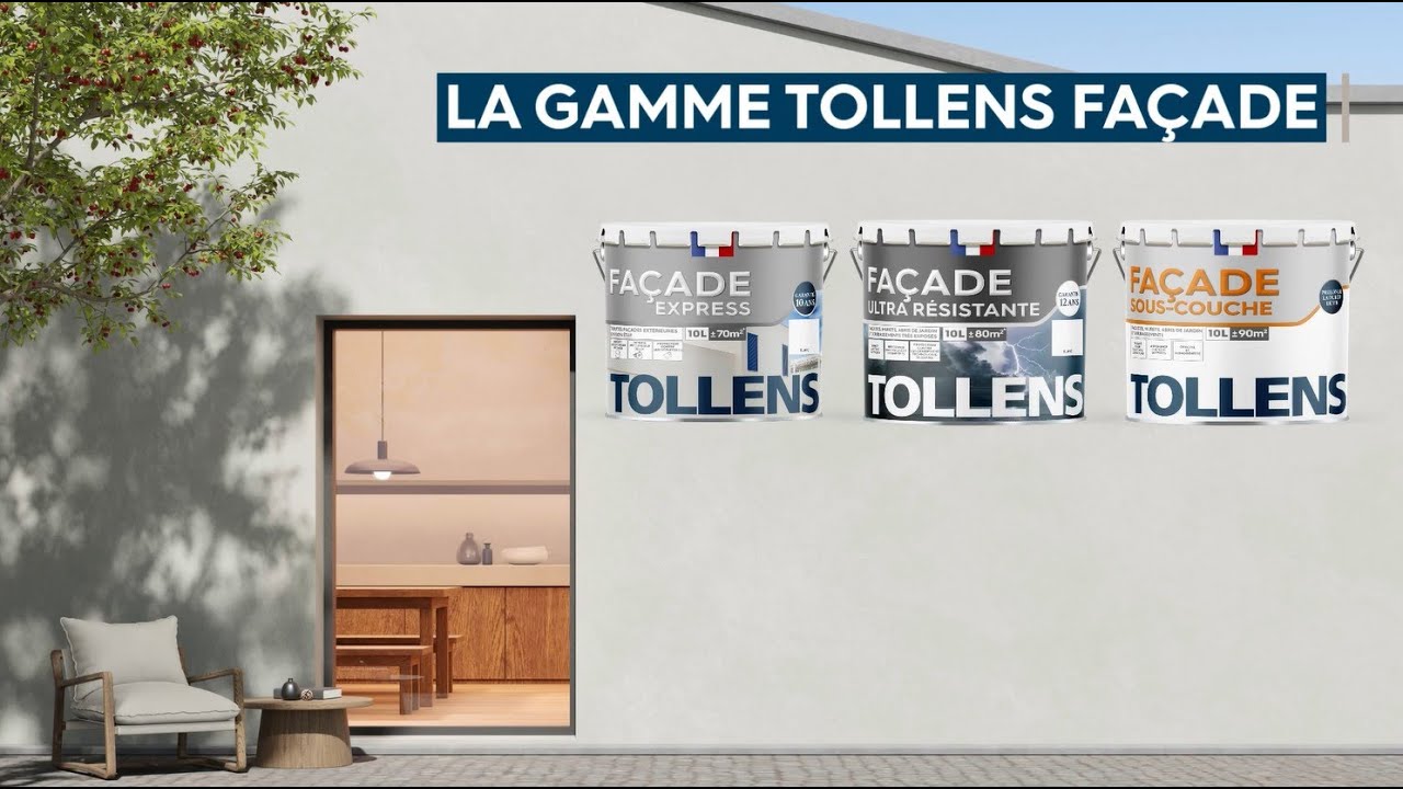 Gamme Fa&ccedil;ade Tollens pour r&eacute;ussir simplement vos projets fa&ccedil;ade