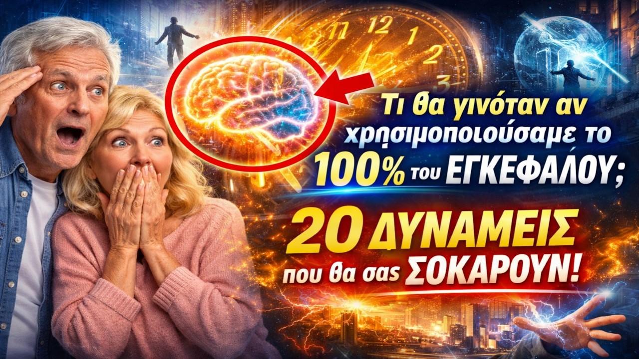 Τι θα γινόταν αν χρησιμοποιούσαμε το 100% του εγκεφάλου; 20 δυνάμεις που θα σας ΣΟΚΑΡΟΥΝ