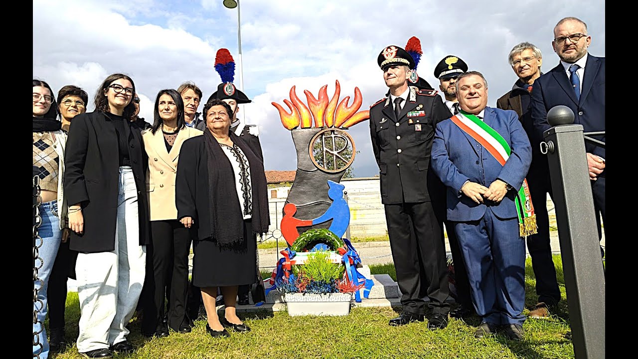 Valperga, 22 ottobre 2025   Inaugurato il monumento alla memoria del Maresciallo Enzo D'Alessandro