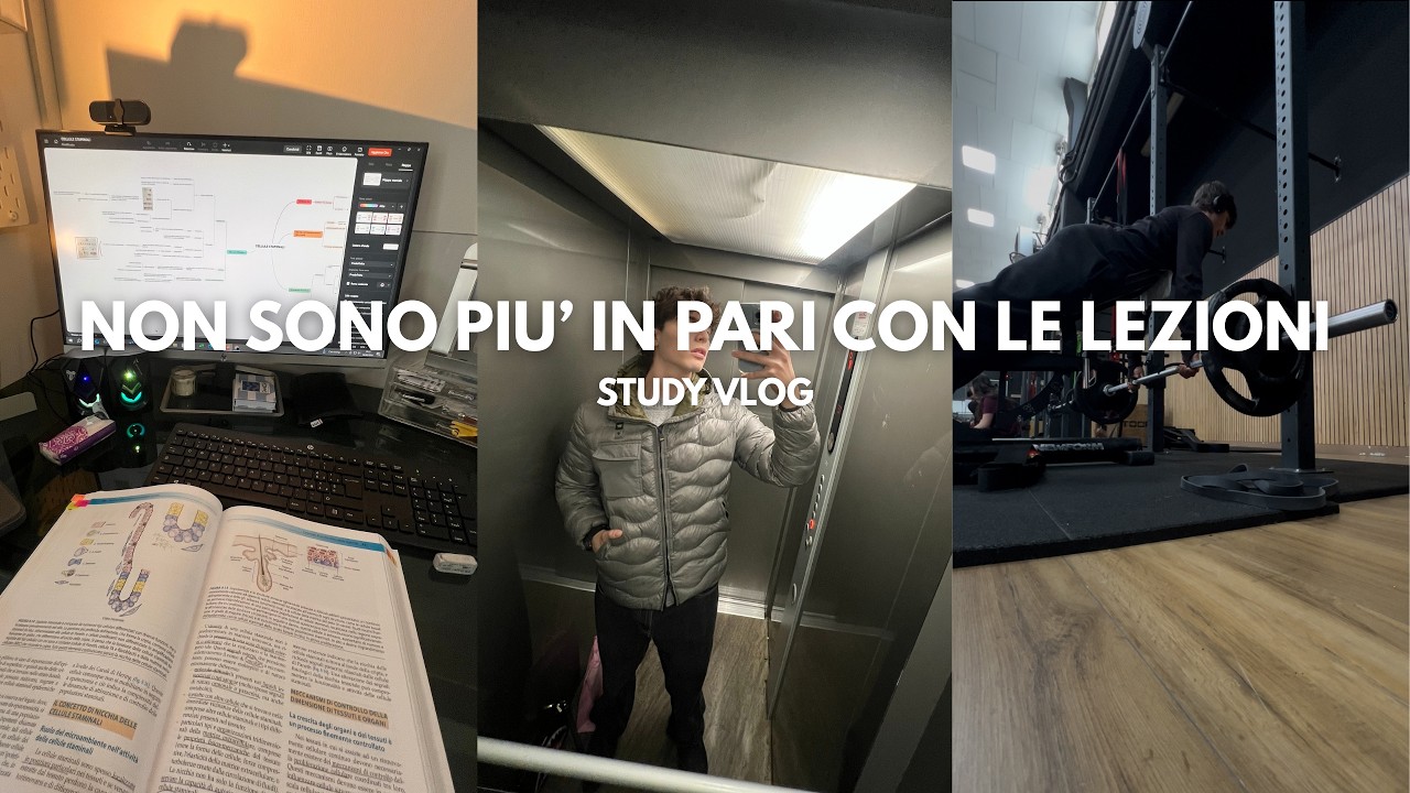 non sono più in PARI con le LEZIONI (medschool diaries) || study vlog