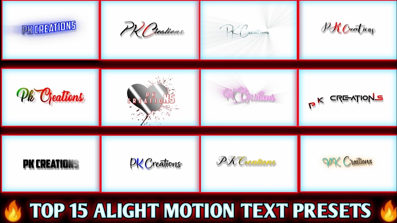 Level Up Your Videos with Alight Motion Text Effect Presets!