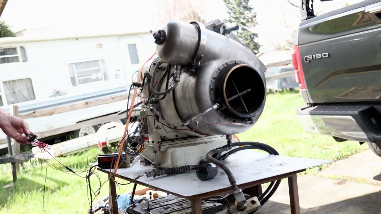 Airesearch Garrett GTP30-150(F) first successful start.