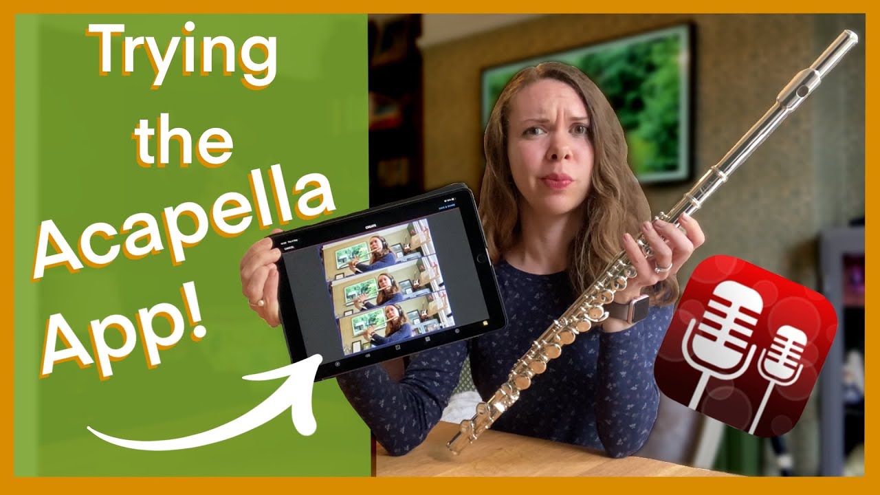 First Time Trying the Acapella App with Flute!