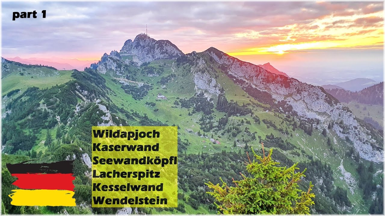 Mangfallgebirge - Wildalpjoch, Kaserwand, Seewandk&ouml;pfl, Lacherspitz, Kesselwand, Wendelstein (pt. 1)