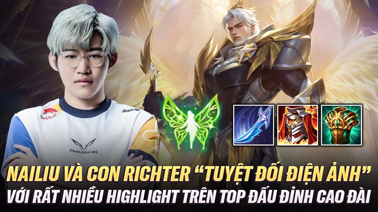 Trang Bị, Bảng Ngọc, Phù Hiệu Cực Mạnh Mà Nailiu Dùng Cho Richter Đánh Cực Ảo Trên Top Đấu Đỉnh Cao
