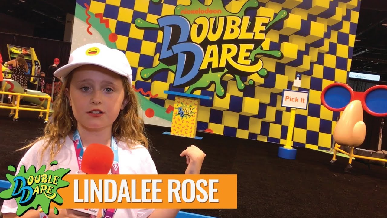 I do the Double Dare Challenge! Nickelodeon - VidCon - Lindalee Rose