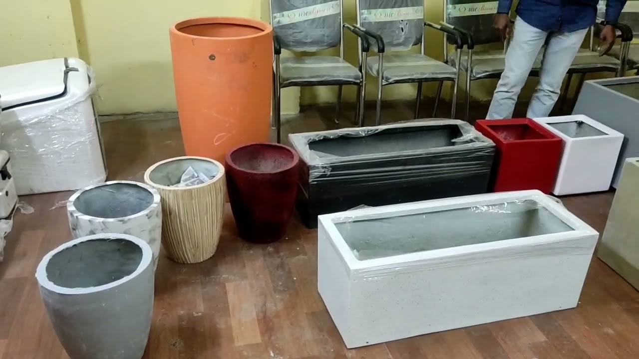Fiber tubs|| Frp planters||fiber pots||cell:8317511342|| Hyd ||factory outlet products||