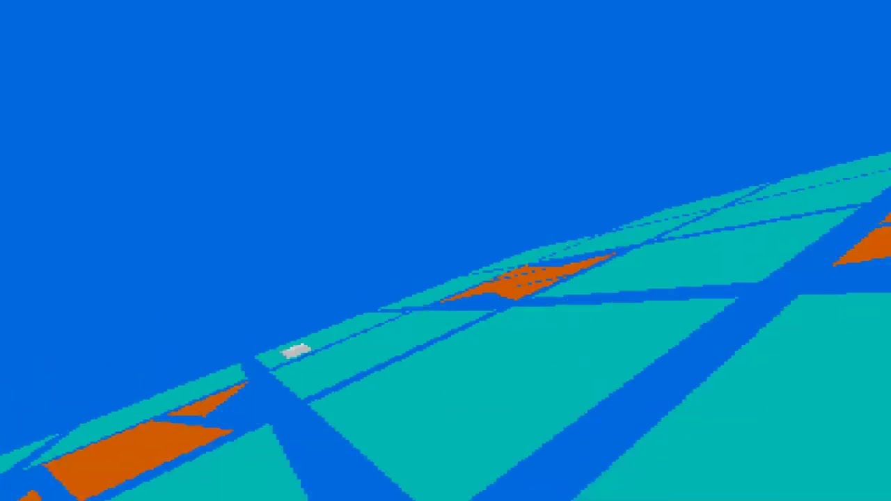X6 POLYGON DEMO OR COULD BE WIP GAME DEMO AIRPLANE PD HOMEBREW SHARP X68000 X 68000