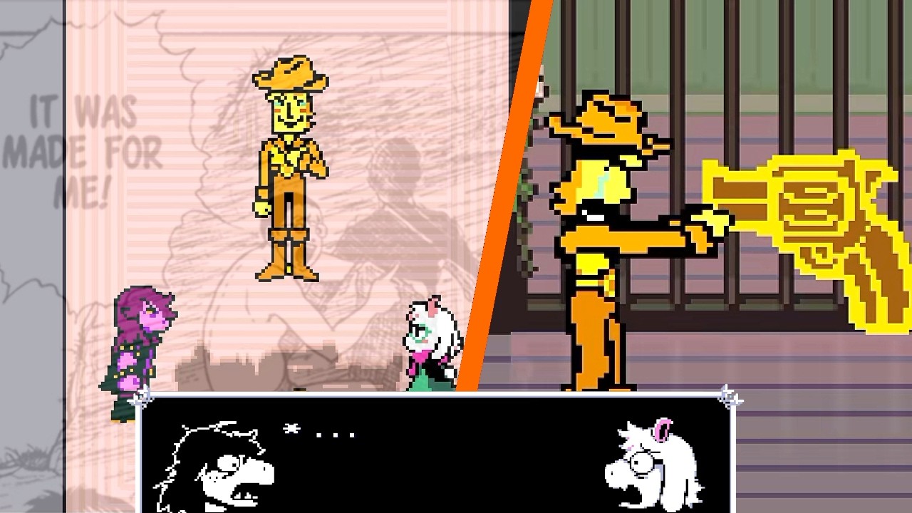 Yellow Funny Self Destruct Compilation - Deltarune Chapter 5