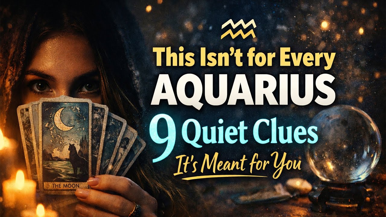 ♒ AQUARIUS ✨ This Isn’t for Every Aquarius — 9 Quiet Clues It’s Meant for You