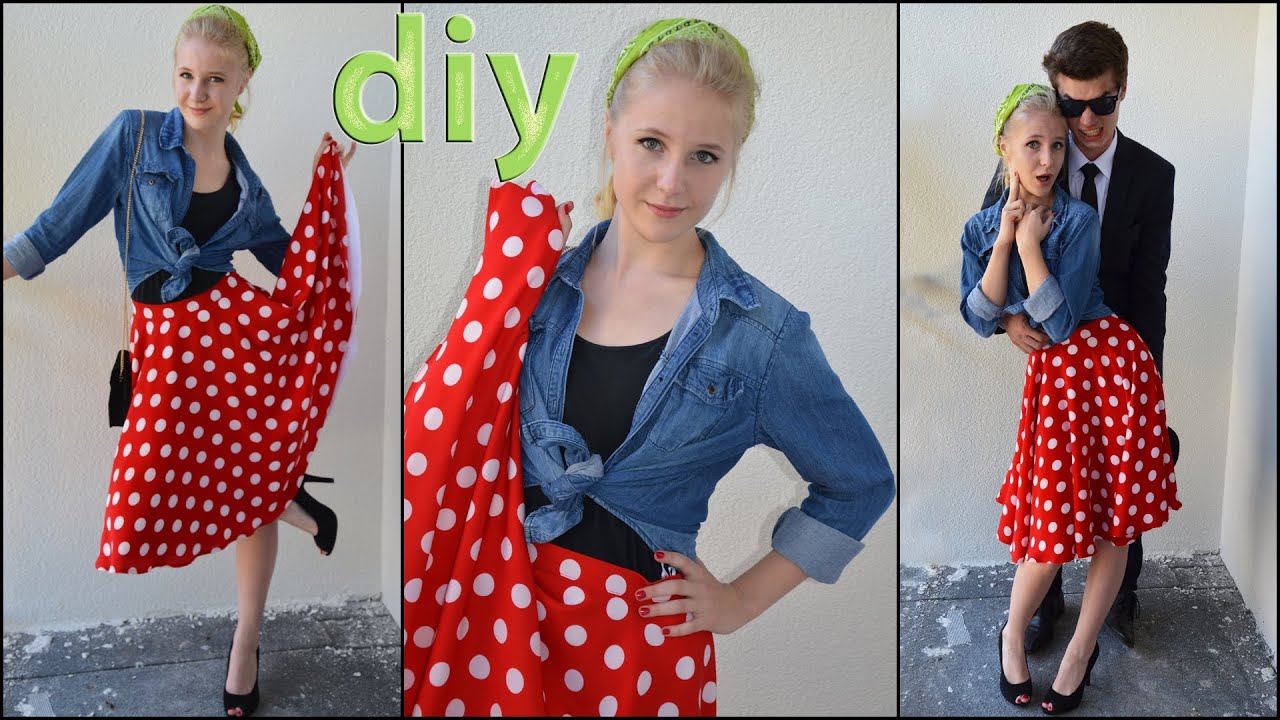Spódnica z koła. Jak uszyć spódnicę na lata 50-te! CZ II.How to make a full circle skirt! DIY. CZ II