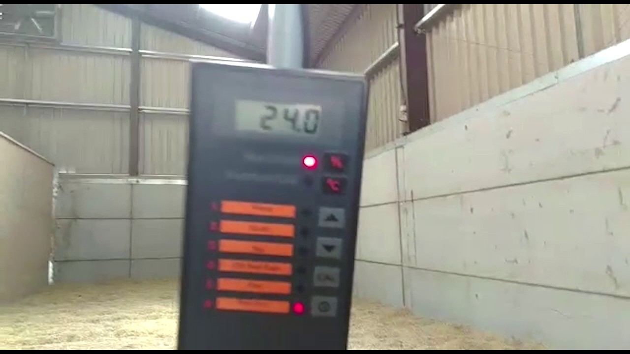 Drying grass seed after harvest