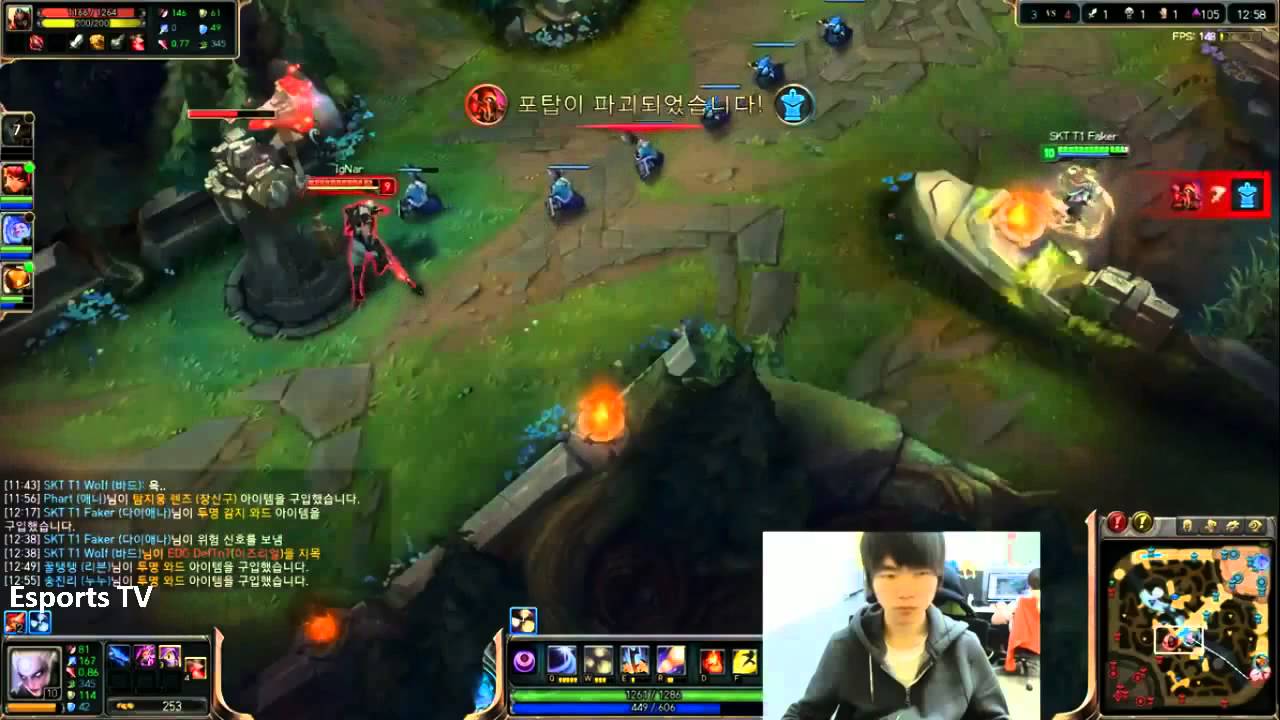 [ 26.04.2015 ] SKT T1 Faker Diana vs Zed Mid KR SoloQ Season 5