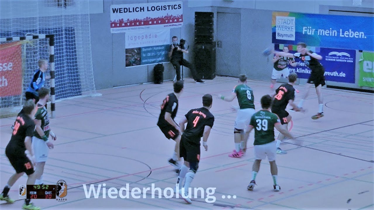 Handballregeln: Spiel in den eigenen Torraum (Handzeichen?)