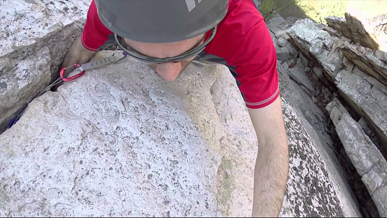 Seneca Rocks WV Climbing Critter Crack 5.6 plus the summit
