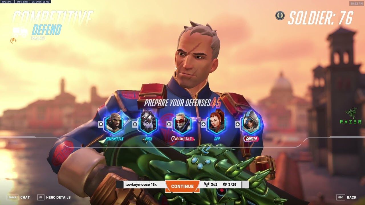 GALE  SOLDIER 76 GAMEPLAY - OVERWATCH 2 SEASON 13 TOP 500