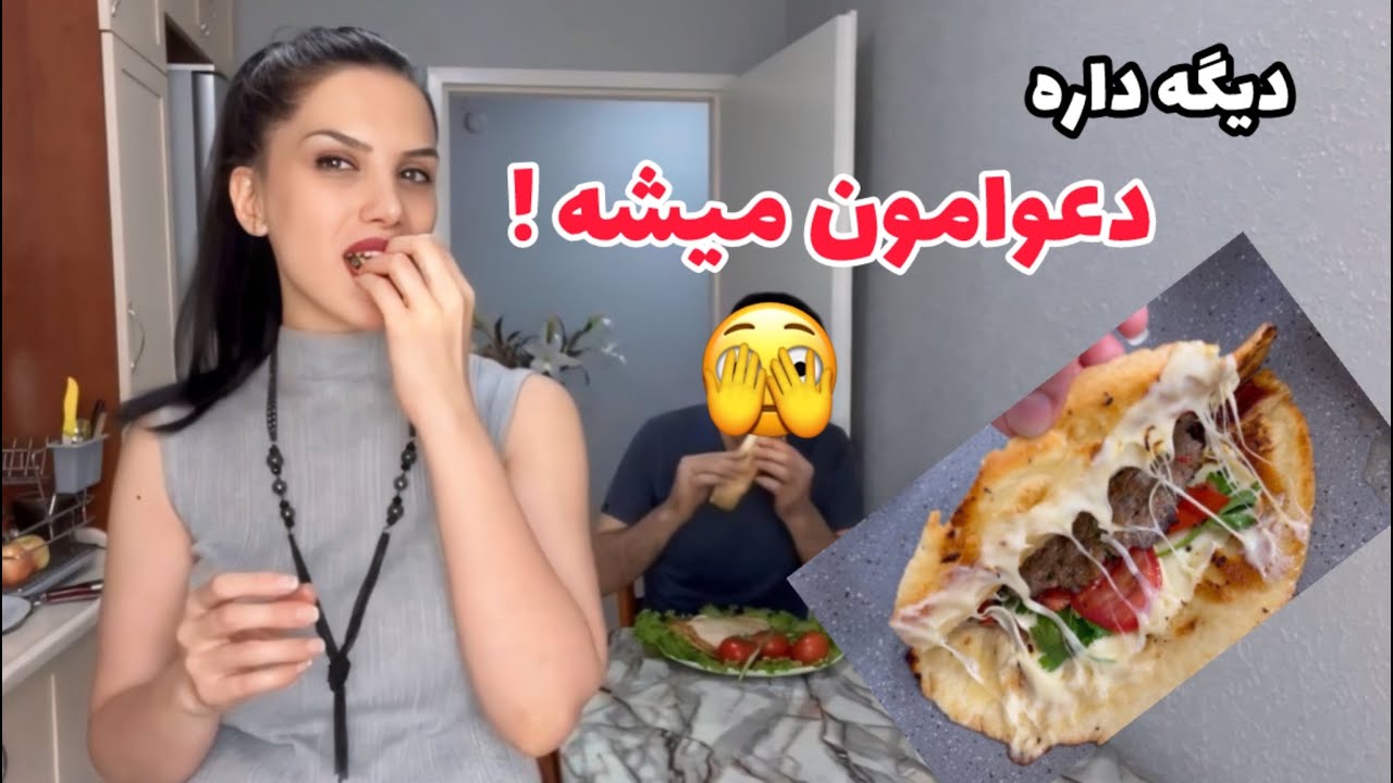 راحت ترین و سریع ترین همبرگر نان سرخود به سبک مردانه 😁😋