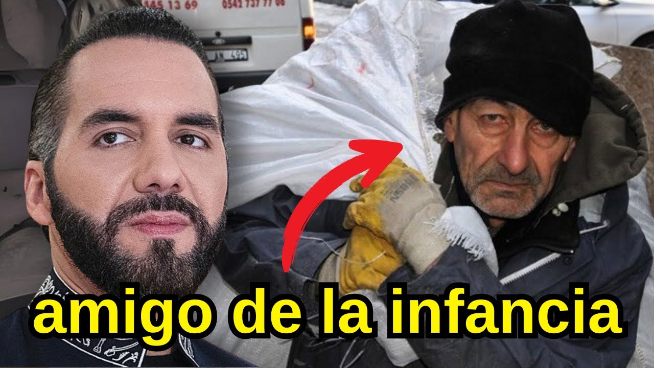 Nayib Bukele descubre a su amigo de infancia viviendo en la calle