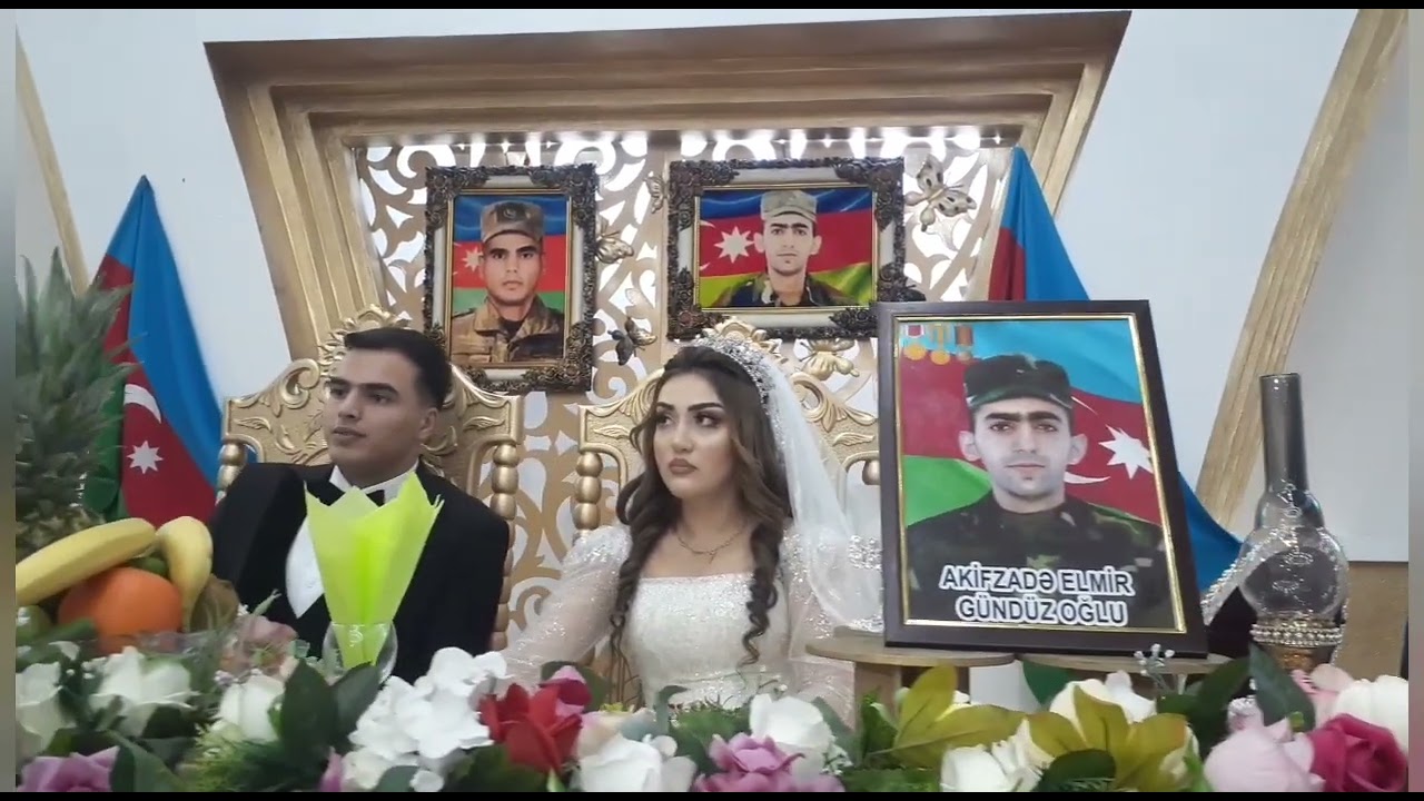 Şəhid bacısı ilə,Şəhid qardaşı ailə qurdu.Masallı rayonu