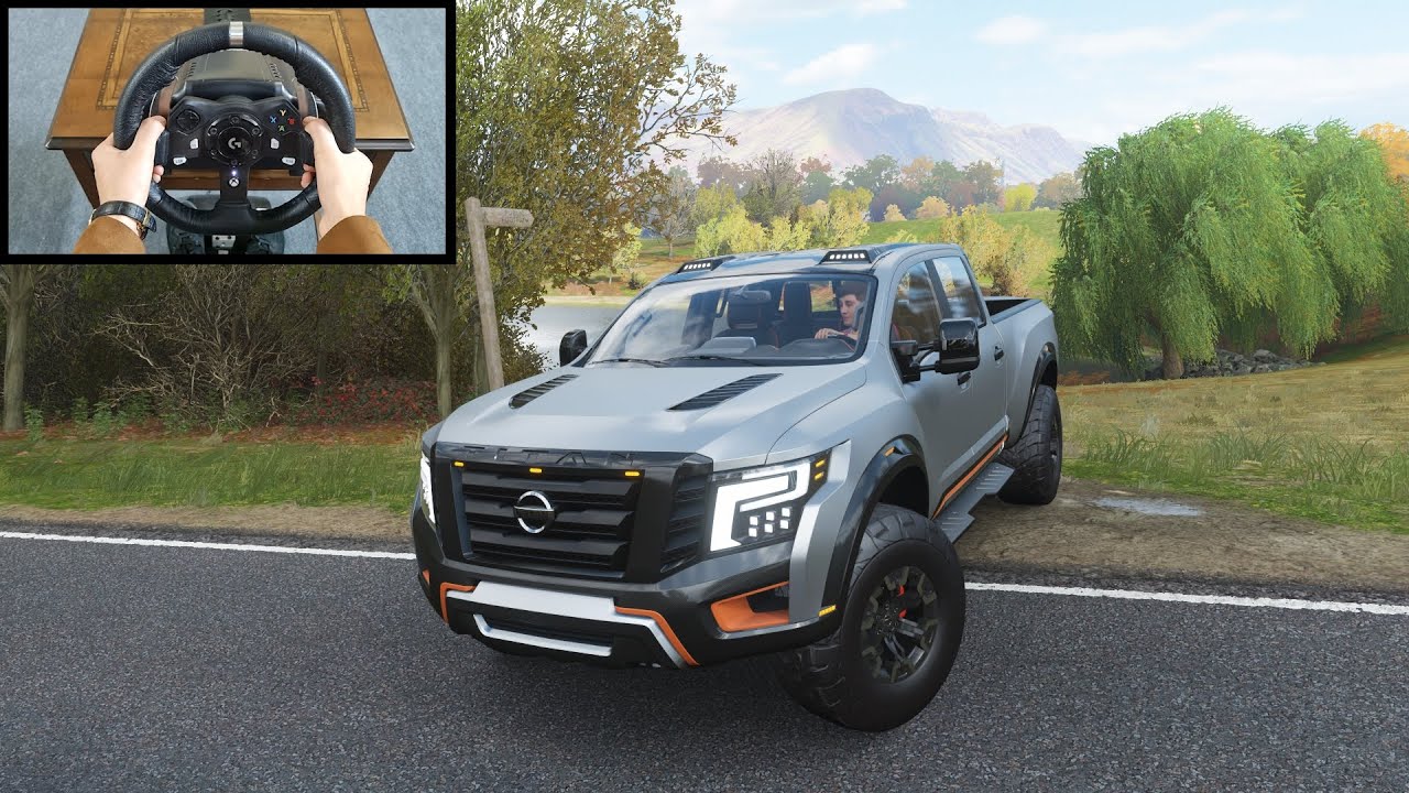 NISSAN Titan warrior Concept - Forza Horizon 4 (Steering Wheel logitech g920) Gameplay